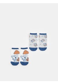 Sinsay - Skarpetki Świnka Peppa 2 pack - niebieski. Kolor: niebieski. Materiał: bawełna #1