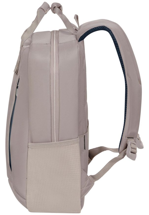 Plecak Samsonite Guardit Classy 14.1'' beżowy. Kolor: beżowy. Materiał: tkanina, materiał. Styl: biznesowy