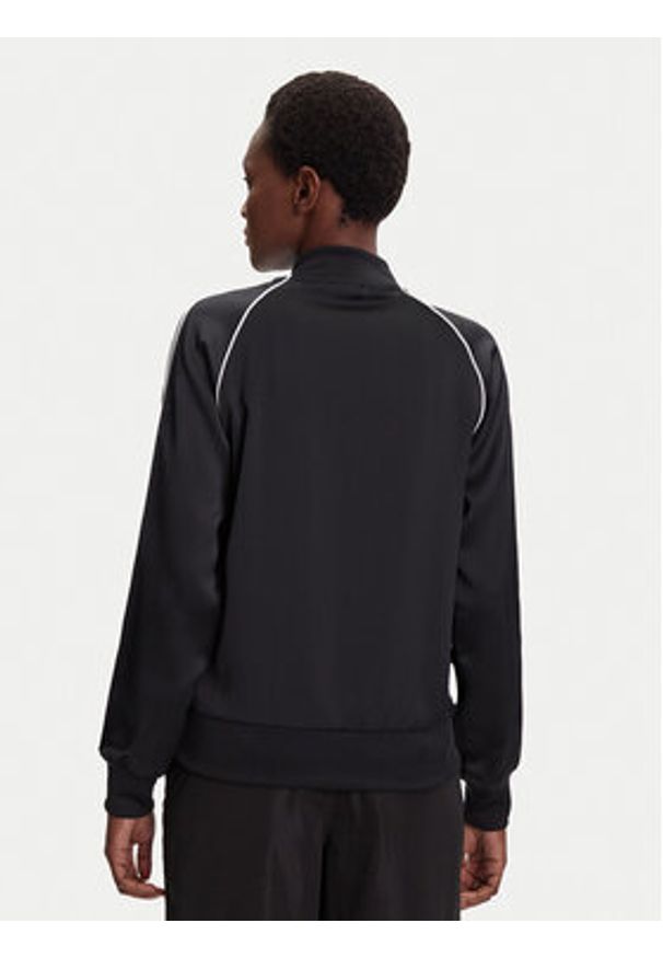 Adidas - adidas Bluza SST adicolor Satin JZ6733 Czarny Regular Fit. Kolor: czarny. Materiał: syntetyk