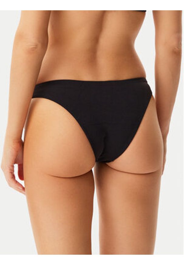 Calvin Klein Swimwear Dół od bikini KW0KW02811 Czarny. Kolor: czarny. Materiał: syntetyk