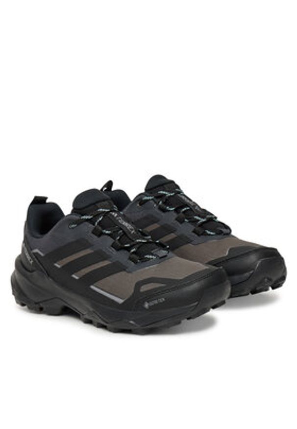 Adidas - adidas Trekkingi Terrex Skychaser AX5 GORE-TEX JQ2222 Szary. Kolor: szary. Materiał: materiał