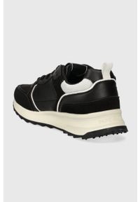 Pepe Jeans sneakersy JOY LEATHER M kolor czarny PMS31014. Nosek buta: okrągły. Zapięcie: sznurówki. Kolor: czarny #2