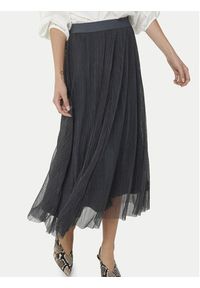 only - ONLY Spódnica midi Lavina 15214303 Szary Regular Fit. Kolor: szary. Materiał: syntetyk #6