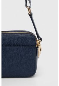 MICHAEL Michael Kors torebka skórzana kolor granatowy. Kolor: niebieski. Materiał: skórzane #3