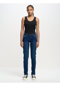Big-Star - Spodnie jeans damskie Katrina 359. Stan: podwyższony. Kolor: niebieski #6