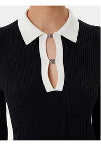 Hugo - HUGO Sukienka dzianinowa Sharry 50542620 Czarny Slim Fit. Kolor: czarny. Materiał: wiskoza #4