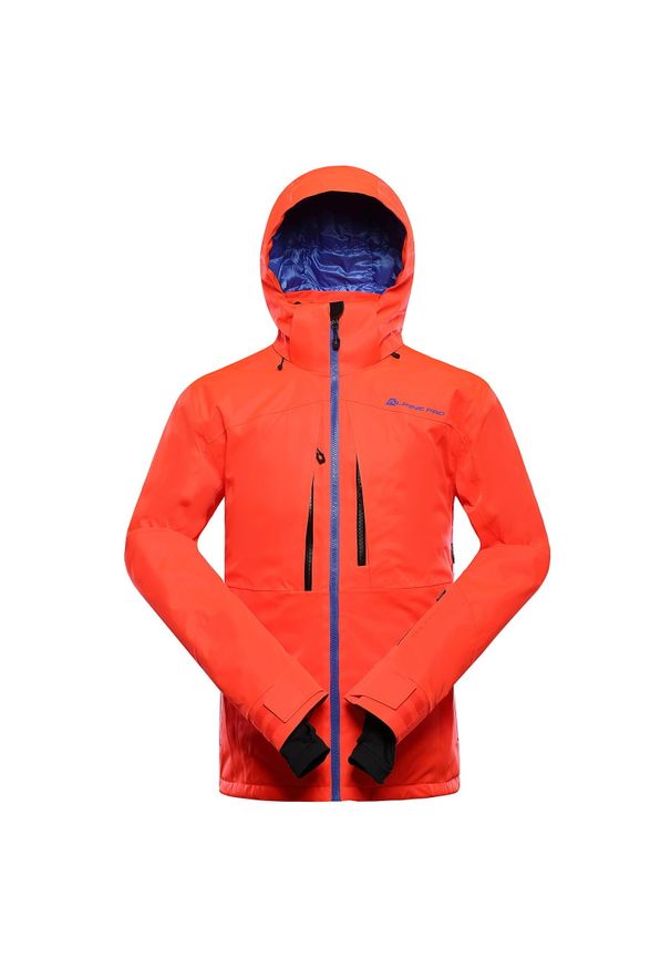 ALPINE PRO - Kurtka męska narciarska 20.000 Alpine Pro Reas 2. Kolor: czerwony. Sezon: zima. Sport: narciarstwo