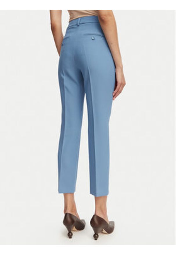 Weekend Max Mara Spodnie materiałowe Rana 2615131021 Błękitny Slim Fit. Kolor: niebieski. Materiał: syntetyk