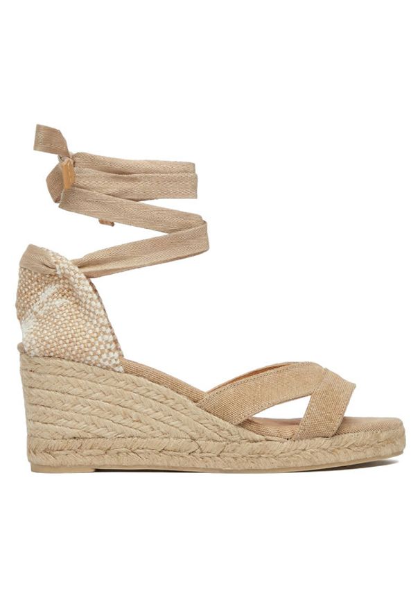 Castañer Espadryle Cecilia C/6/292 25632 Beżowy. Kolor: beżowy. Materiał: materiał