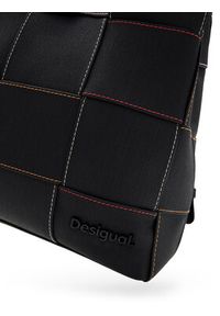 Desigual Plecak Yoko Negro Sumy Mini 25SAKP35 Czarny. Kolor: czarny. Materiał: skóra
