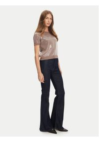 Guess Sweter W5YR21 Z3E70 Brązowy Regular Fit. Kolor: brązowy. Materiał: wiskoza #4