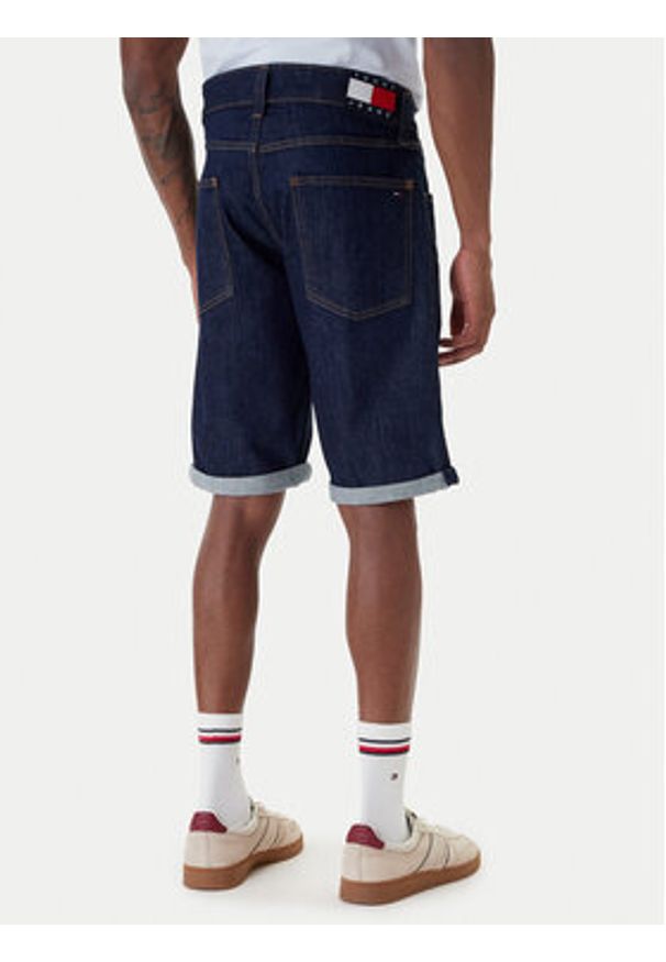 Tommy Jeans Szorty jeansowe Ronnie DM0DM23067 Granatowy Regular Fit. Kolor: niebieski. Materiał: bawełna