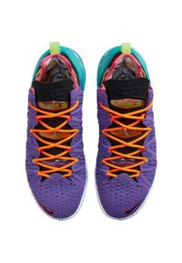 Buty koszykarskie męskie Nike Lebron Xviii. Zapięcie: sznurówki. Kolor: fioletowy. Materiał: guma, materiał, tkanina, syntetyk. Szerokość cholewki: normalna