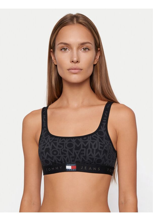 TOMMY HILFIGER - Tommy Hilfiger Góra od bikini UW0UW06585 Czarny. Kolor: czarny. Materiał: syntetyk