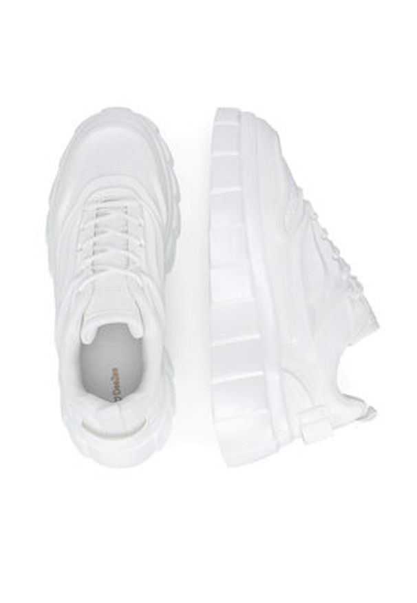 DeeZee Sneakersy WAG1371703A Biały. Kolor: biały. Materiał: skóra