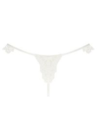 Hunkemöller Stringi 302385 Écru. Materiał: syntetyk