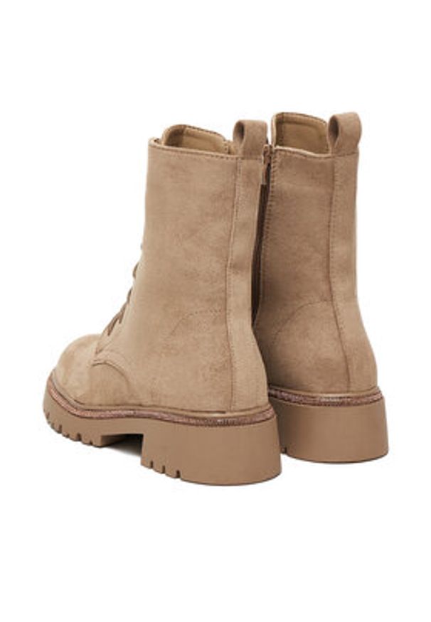 DeeZee Trzewiki 8665 Beżowy. Kolor: beżowy. Materiał: materiał