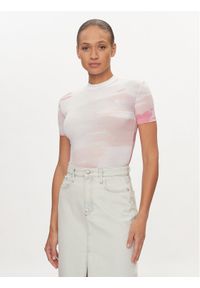 Calvin Klein Jeans T-Shirt J20J223169 Kolorowy Slim Fit. Materiał: bawełna. Wzór: kolorowy
