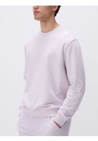 Reserved - Bawełniana bluza regular fit - lawendowy. Kolor: fioletowy. Materiał: bawełna #1
