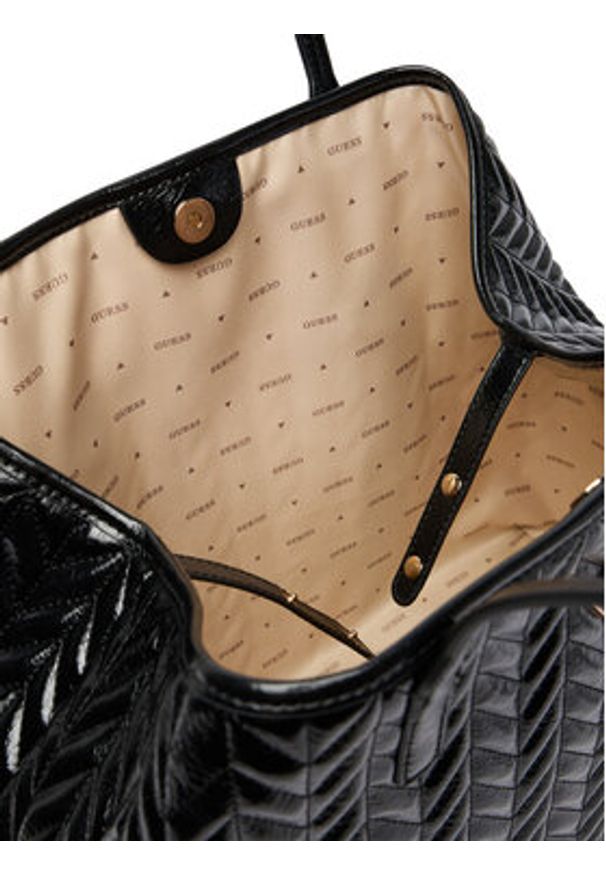 Guess Torebka Cheryl HWTQ97 20240 Czarny. Kolor: czarny. Materiał: skórzane