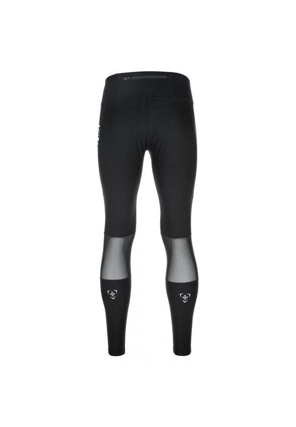 Legginsy Kilpi Gears. Kolor: czarny. Materiał: nylon. Sport: bieganie, fitness