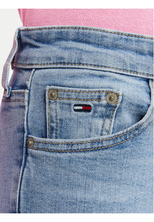 Tommy Jeans Jeansy DW0DW23080 Niebieski Slim Fit. Kolor: niebieski