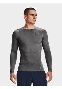 Under Armour - Koszulka męska termoaktywna UNDER ARMOUR HeatGear długi rękaw. Kolor: szary. Długość rękawa: długi rękaw. Długość: długie