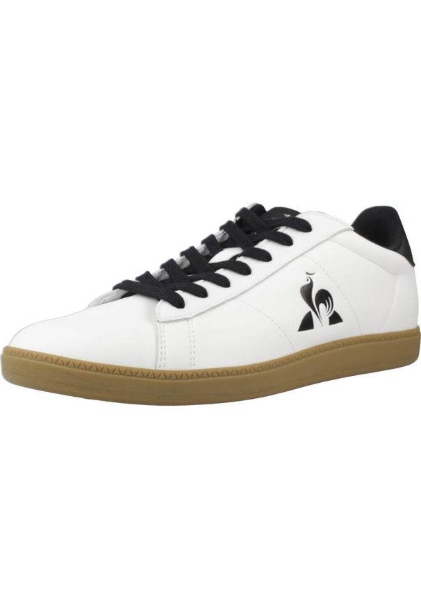 Le Coq Sportif - Kapcie LE COQ SPORTIF 2520555L Biały. Kolor: biały. Materiał: syntetyk, tkanina, skóra. Sport: turystyka piesza
