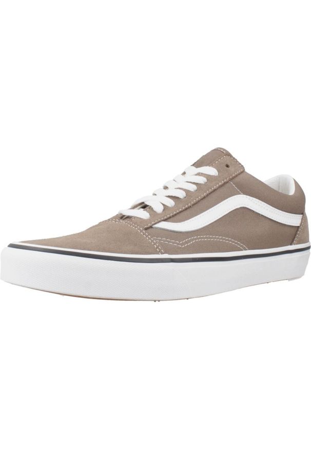 Vans - Kapcie VANS OLD SKOOL CTHR Brązowy. Kolor: brązowy. Materiał: tkanina, skóra. Model: Vans Old Skool. Sport: turystyka piesza
