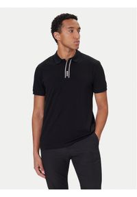 BOSS Polo Paddy 50549362 Czarny Regular Fit. Typ kołnierza: polo. Kolor: czarny. Materiał: bawełna