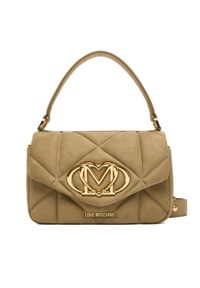 Love Moschino - Torebka LOVE MOSCHINO. Kolor: beżowy
