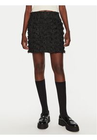 Karen by Simonsen Spódnica mini Ryle 10105192 Czarny Slim Fit. Kolor: czarny. Materiał: syntetyk #1