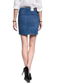 Lee - SPÓDNICA JEANSOWA LEE MID SKIRT MID BELLEVUE L38JLTGX 112108224. Materiał: jeans #4