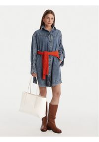 Calvin Klein Torebka Emblem Aop Tote W/ Pouch LV04F3266G Écru. Kolor: kremowy. Materiał: skórzane #1
