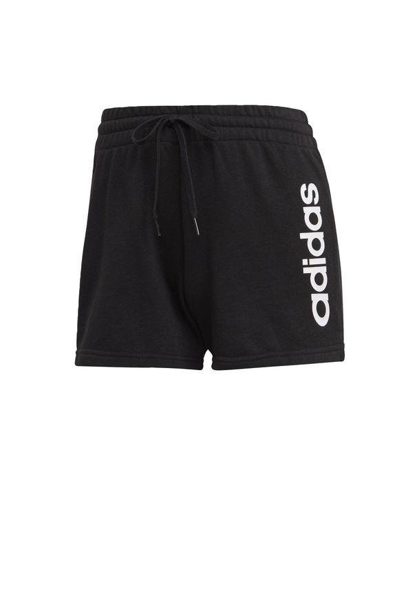 Adidas - adidas Essentials Slim Shorts. Kolor: czarny, biały, wielokolorowy. Sport: joga i pilates