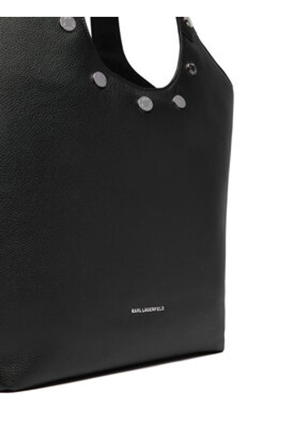 Karl Lagerfeld - KARL LAGERFELD Torebka A4W30120 Czarny. Kolor: czarny. Materiał: skórzane