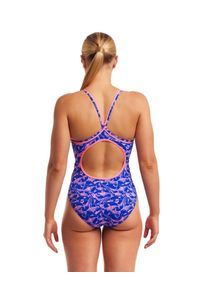 FUNKITA - Strój pływacki jednoczęściowy damski Funkita Diamond Back One Piece. Kolor: różowy, niebieski, wielokolorowy #2