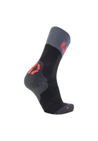 UYN - Skarpety rowerowe MAN CYCLING LIGHT SOCKS r.42-44. Kolor: czarny, pomarańczowy, wielokolorowy. Sport: kolarstwo