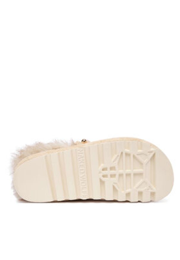 Naked Wolfe Śniegowce HARLOW Écru. Kolor: kremowy. Materiał: skóra, zamsz