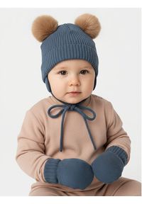 Name it - NAME IT Zestaw Czapka i Rękawiczki 13206459 Niebieski. Kolor: niebieski. Materiał: materiał #2