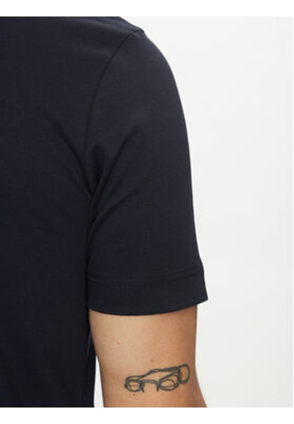 Marc O'Polo Polo 522 2034 53034 Granatowy Regular Fit. Typ kołnierza: polo. Kolor: niebieski. Materiał: bawełna