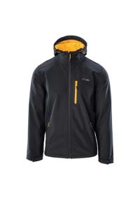 Elbrus - Kurtka Softshellowa Męska Logo. Kolor: czarny, wielokolorowy, żółty. Materiał: softshell. Sport: turystyka piesza