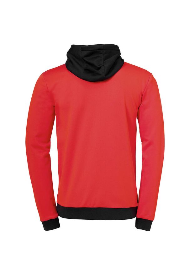 UHLSPORT - Kurtka Uhlsport Offense 23. Typ kołnierza: kaptur. Kolor: wielokolorowy, czarny, czerwony, biały. Materiał: polar. Sport: fitness, piłka ręczna