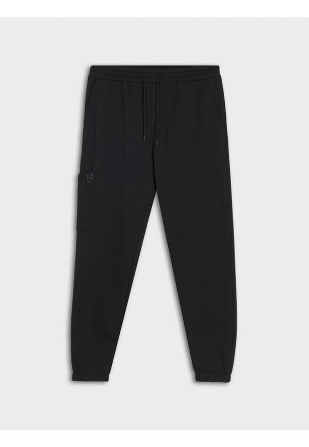 Sinsay - Spodnie jogger - czarny. Kolor: czarny