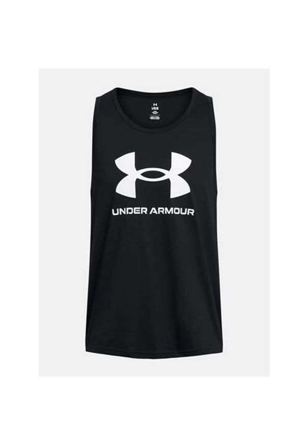 Koszulka treningowa męska Under Armour 1382883001. Kolor: czarny. Długość rękawa: bez rękawów