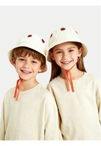 Mini Rodini - MINI RODINI Kapelusz 2526510211 Biały. Kolor: biały. Materiał: bawełna #3