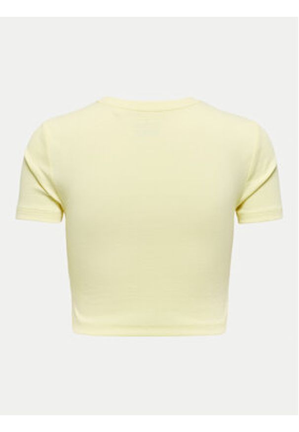 only - ONLY T-Shirt Betty 15311891 Żółty Regular Fit. Kolor: żółty. Materiał: bawełna