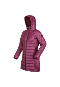 Andel III Regatta damski turystyczny płaszcz przejściowy pikowany. Kolor: fioletowy. Sport: turystyka piesza