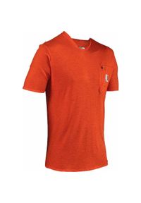 LEATT - Koszulka rowerowa męska Leatt Jersey MTB AllMtn 2.0. Kolor: czerwony. Materiał: jersey