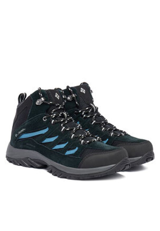 columbia - Columbia Trekkingi Crestwood™ II Mid Waterproof 2099861 Czarny. Kolor: czarny. Materiał: materiał